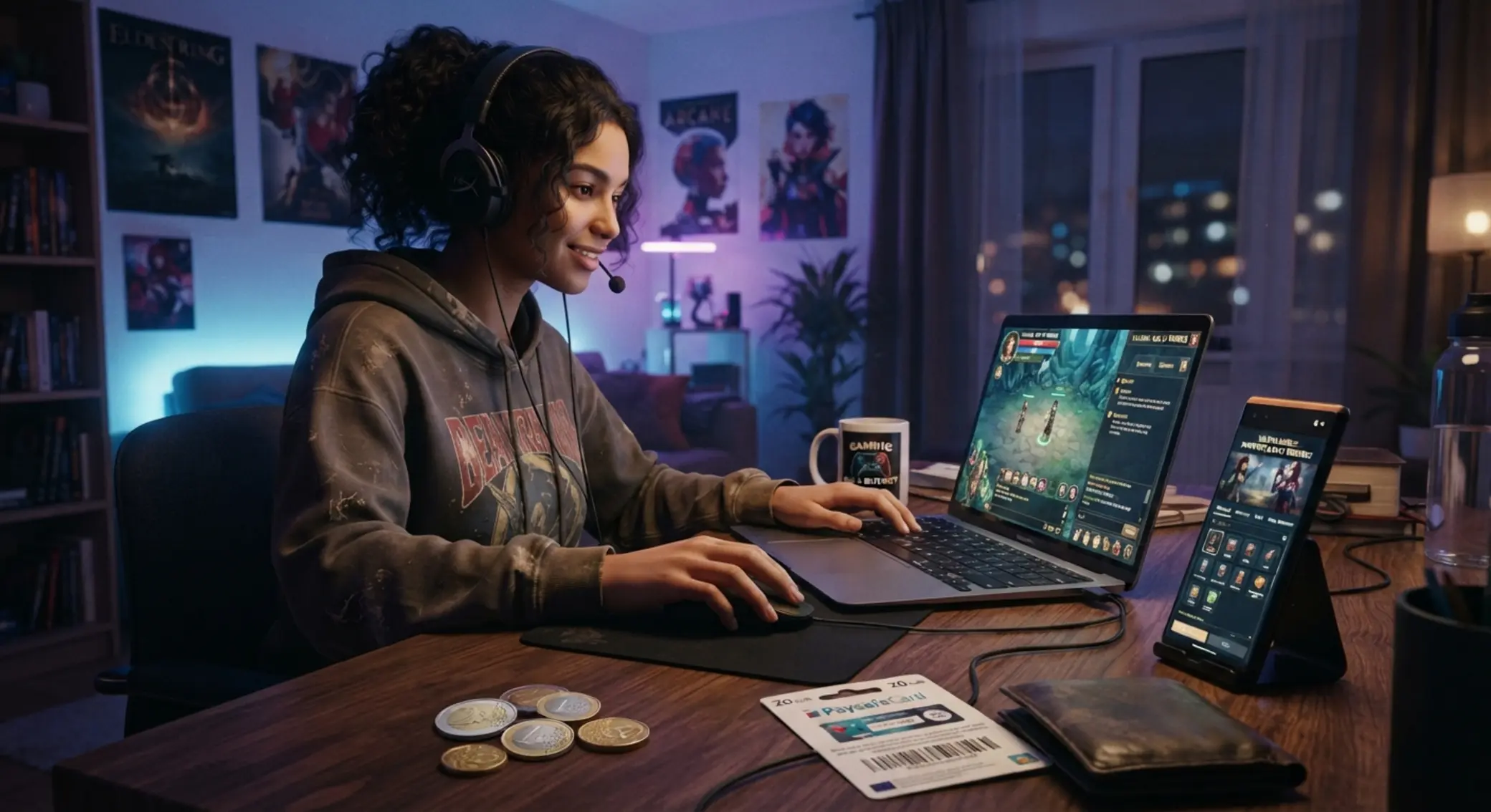 Options de petits dépôts avec carte prépayée Petit budget avec pièces et interface de jeu en ligne