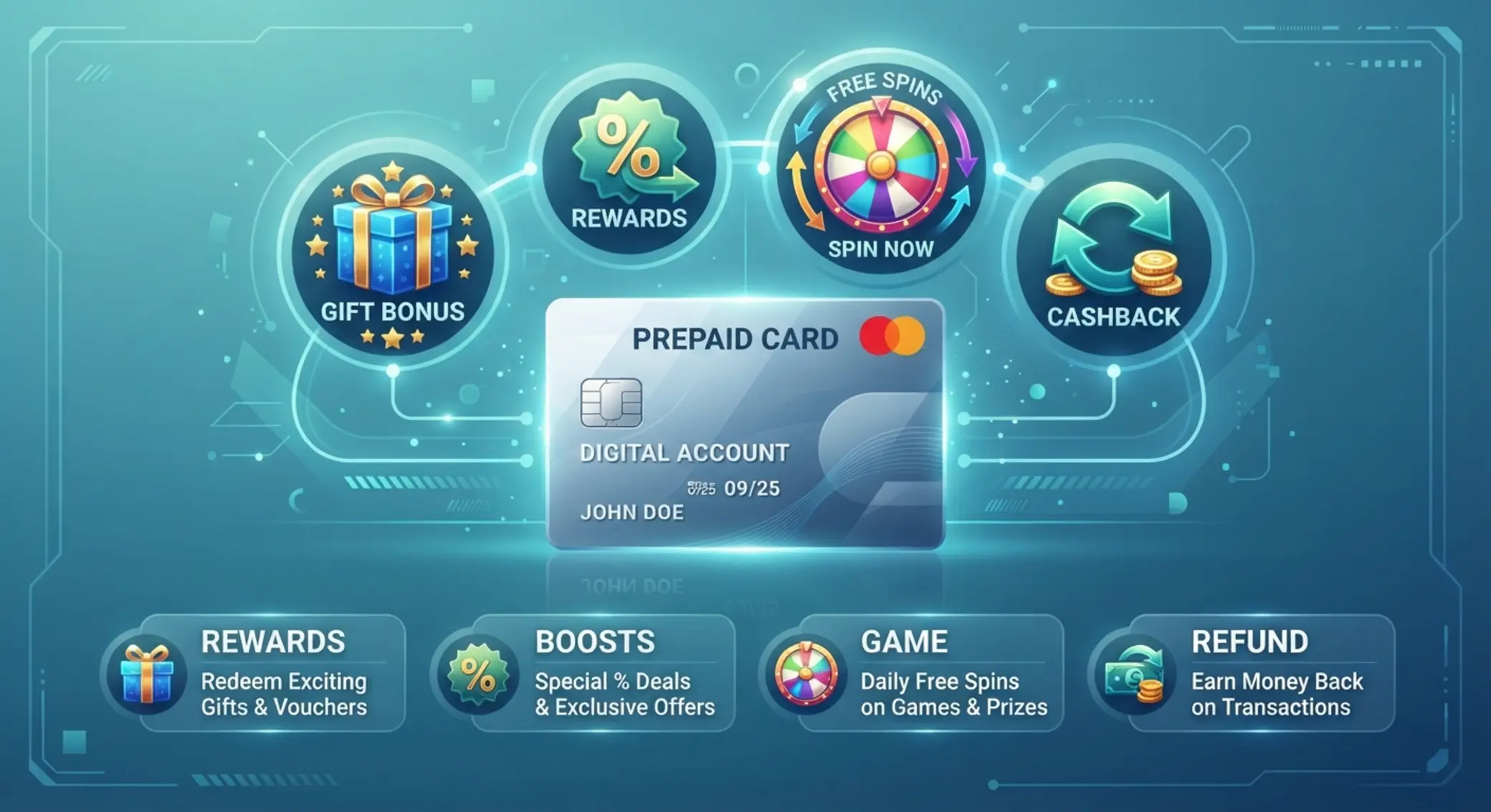 Types de bonus accessibles avec Paysafecard Illustration des différents types de bonus avec carte prépayée