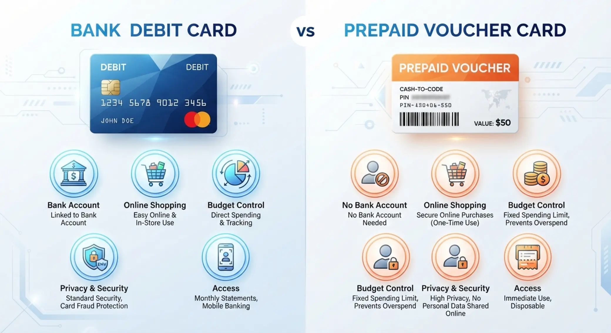 Maestro vs Paysafecard Comparatif visuel entre carte Maestro et solution Paysafecard