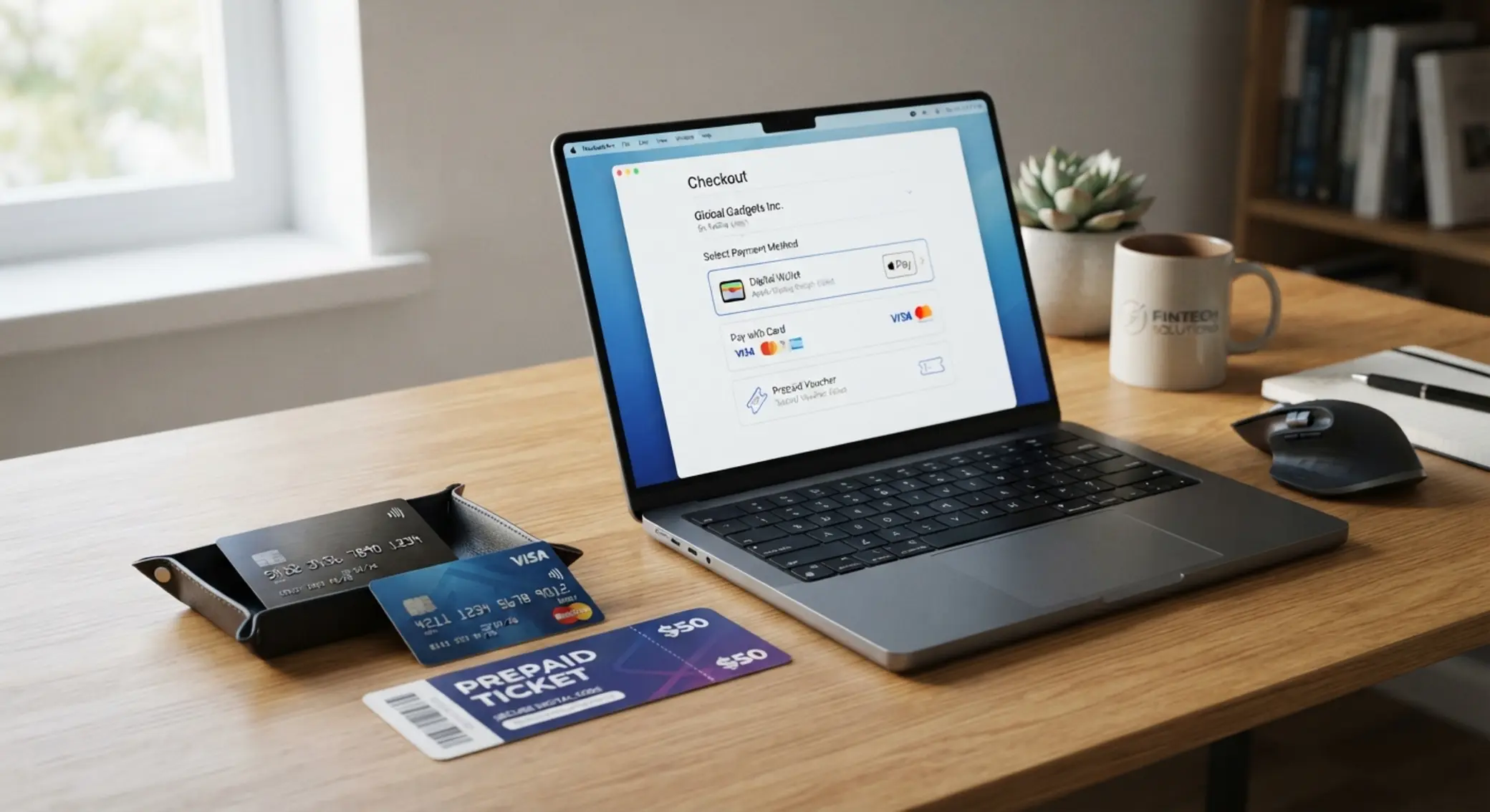 Choisir son moyen de paiement en ligne Comparaison visuelle entre carte, ticket prépayé et portefeuille en ligne